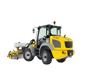radlader kramer 5055 e von hinten