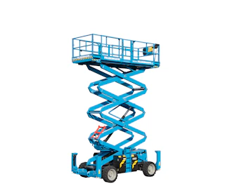 scherenarbeitsbuehne felbermayr f12 dsx von vorne schraeg