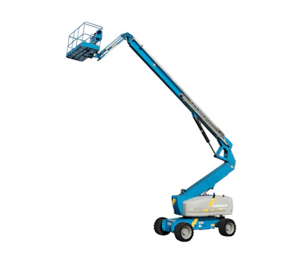 Gelenkteleskopbühne Felbermayr F-26 GTKX online mieten gelenkteleskopbuehne felbermayr f26 gtkx von der seite