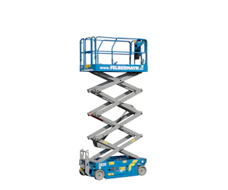 Felbermayr F-10 BS scherenarbeitsbuehne felbermayr f10 bs von vorne