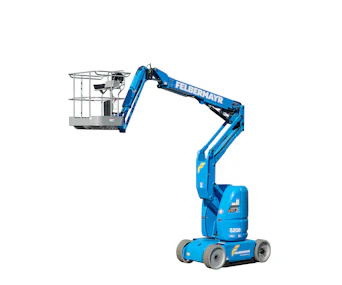 Gelenkteleskopbühne Felbermayr F-12 GTB online mieten gelenkteleskopbuehne felbermayr f12 gtb von der seite