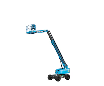 Teleskoparbeitsbühne Felbermayr F-22 TKX online mieten teleskoparbeitsbuehne felbermayr f22 tkx von der seite