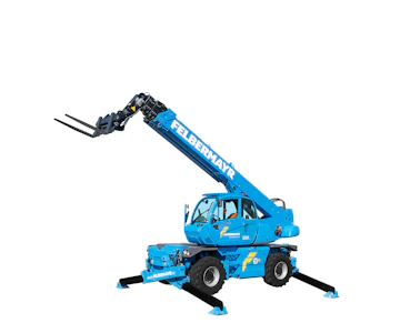 Teleskopstapler Felbermayr F-22 TSX Rotor online mieten teleskopstapler felbermayr f22 tsx rotor von der seite schraeg