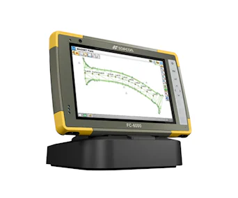topcon fc 6000dockingstation schraeg von der seite