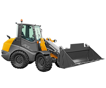 radlader mecalac ax850 von der seite