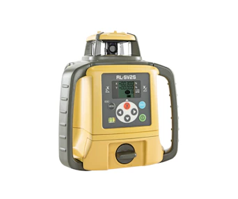 topcon rotationslaser rl sv2s von vorne