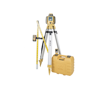 topcon rotationslaser rl sv2s im set mit stativ und messlatte