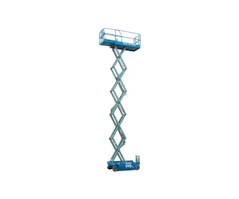 Scherenarbeitsbühne GENIE GS-2646 online buchen scherenarbeitsbuehne genie gs 2646 von vorne ausgefahren