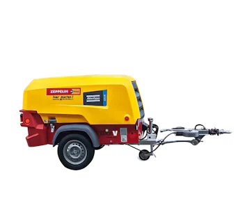 Kompressor Atlas Copco XAS 188-14JD Seitenansicht