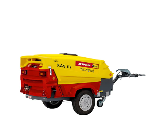 Kompressor Atlas Copco XAS 67DD online mieten kompressor atlas copco xas 67dd von der seite