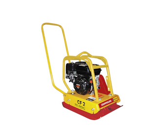 Rüttelplatte Weber CF2 online mieten ruettelplatte weber cf2 schraeg von der seite