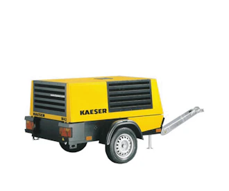 Kaeser Mobilair M26 kompressor kaeser m26 schraeg von der seite