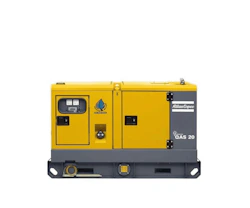 stromaggregat atlas copco qas 20 von vorne