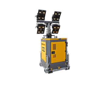 flutlichtanlage atlas copco qlb60 von vorne
