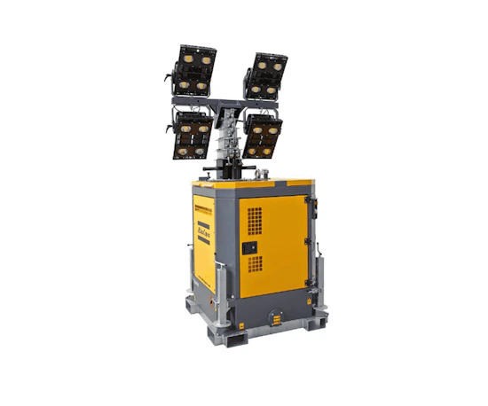 Flutlichtanlage Atlas Copco QLB 60 online mieten flutlichtanlage atlas copco qlb60 von vorne