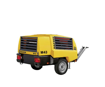 kompressor kaeser mobilair m 43 schraeg von der seite