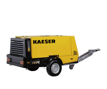 kompressor kaeser mobilair m80 schraeg von der seite