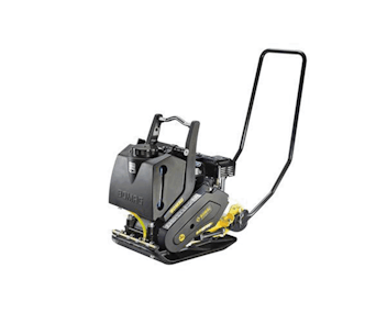 Rüttelplatte Bomag BP 12/40 online mieten ruettelplatte bomag bp 12 40 schraeg von der seite