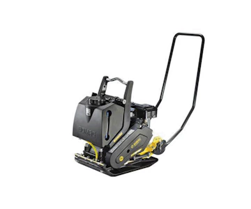 Rüttelplatte Bomag BP 12/40 online mieten ruettelplatte bomag bp 12 40 schraeg von der seite
