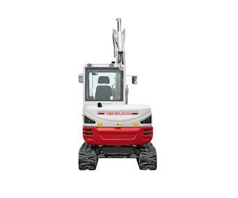 minibagger takeuchi tb 250 von vorne