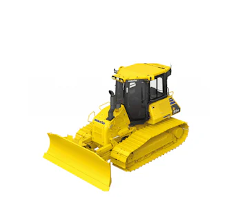 planierraupe komatsu d51 px22 schraeg von der seite