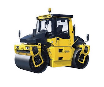 tandemwalze bomag bw154 von der seite