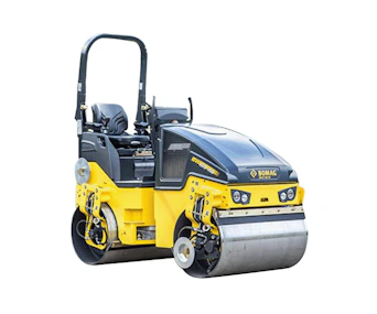 tandemwalze bomag 120 ad schraeg von der seite