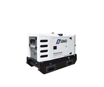 Stromgenerator SDMO R16CC online mieten stromgenerator sdmo r16cc schraeg von der seite