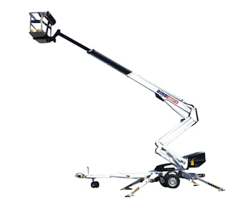 Anhängerarbeitsbühne DINO 160XT II online mieten anhaengerarbeitsbuehne dino 160xt von der seite