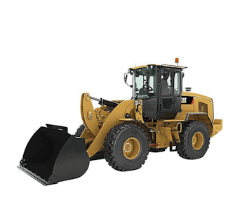 radlader caterpillar cat 930m von der seite