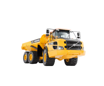 Raddumper Volvo A30 F online mieten raddumper volvo a30 f schraeg von vorne