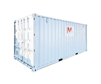 Lagercontainer Mx20 von Mobilbox mobilbox lagercontainer mx20 von der seite