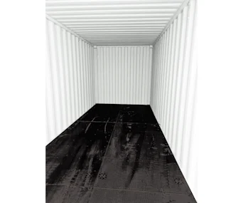 Innenansicht Lagercontainer Mx20 von Mobilbox Innenansicht Lagercontainer Mx20 von Mobilbox