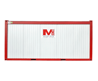 Seitenansicht Bürocontainer MB20 von Mobilbox