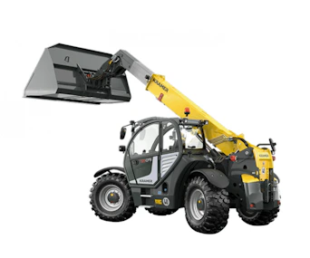 Kompaktlader Kramer 5509 seitlich von hinten