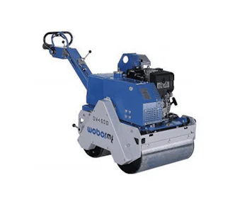 handgeführte Walze Weber DVH 600 online mieten handgefuehrte walze weber mt dvh 600 schraeg von der seite