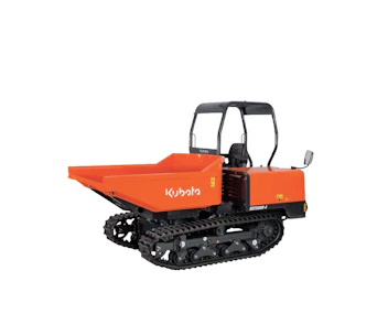raupendumper kubota kc250hr minibagger kubota kc250hr schraeg von vorne