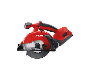 akku handkreissaege hilti scm 22 a von der seite