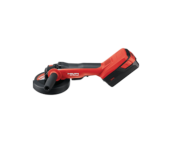 akku winkelschleifer hilti ag 150 a 36 von der seite