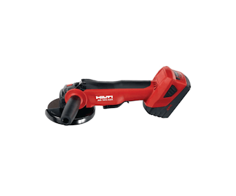 akku winkelschleifer hilti ag 125 a22 von der seite