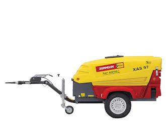 Atlas Copco XAS 97DD Kompressor Atlas Copco XAS 97DD Seitenansicht