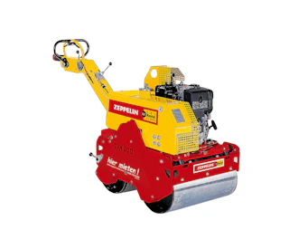 Weber DVH 600 handgefuehrte walze weber mt dvh 600 schraeg von der seite