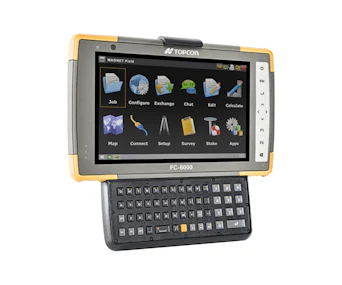 topcon fc 6000 keyboard schraeg von der seite