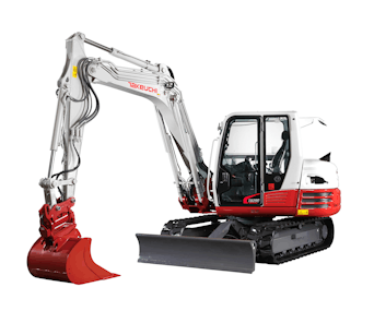 bagger takeuchi tb290 von vorne