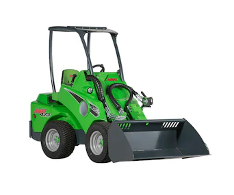 Kompaktlader Avant 423 online mieten kompaktlader avant 423 von vorne schraeg