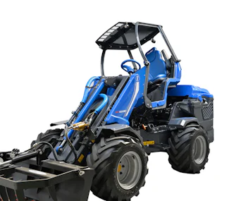 radlader multione 95 sd von der linken seite