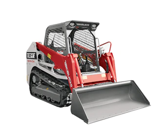 kompaktkettenlader takeuchi tl6r schraeg von vorne