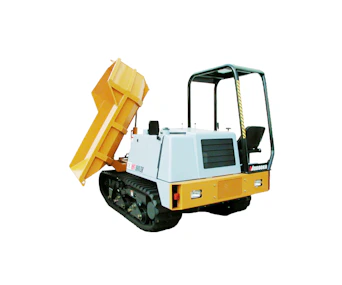 Raupentransporter Morooka MST 300 online mieten raupentransporter morooka mst300 von vorne