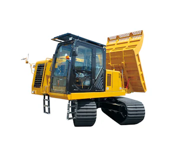 Raupentransporter Morooka 1500 VDR online mieten raupentransporter morooka mst1500 von vorne