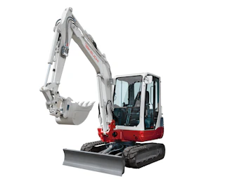 Takeuchi TB235 minibagger takeuchi tb235 schraeg von vorn